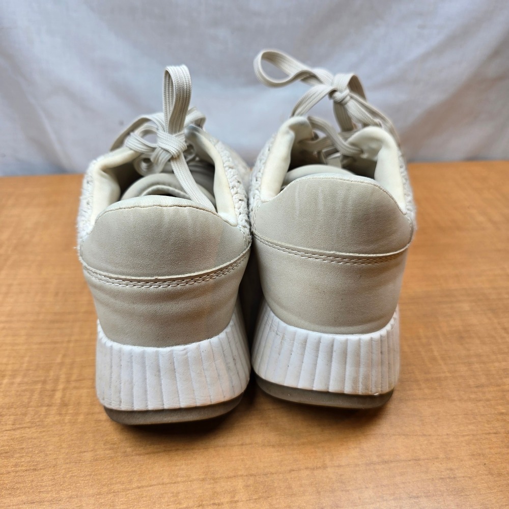 DV By Dolce Vita Fredi Women's 8 Sandstone Knit Cushioned Platform Sneakers - Picture 2 of 12